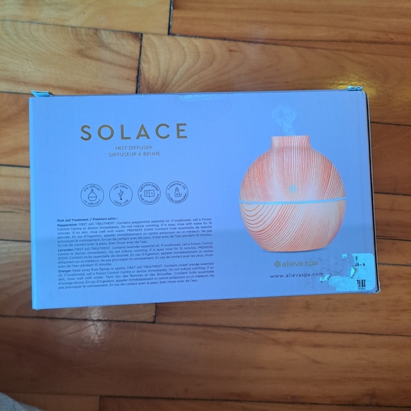 Alieva Spa Solace Mist Diffuser Set - Picture 4 of 5